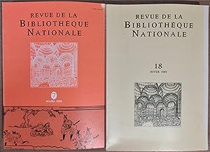 Revue de la Bibliothèque Nationale : Lot de 12 numéros : Années 1983 - 1984 - 1985 soit 3e , 4e e...