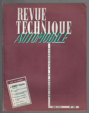 Revue technique automobile n°158