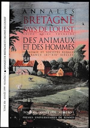 Des animaux et des hommes. Economie et sociétés rurales en France (XIe - XIXe siècles). [Annales ...