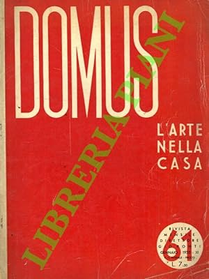 Domus. L'arte nella casa. N. 61. Gennaio 1933 - XI.