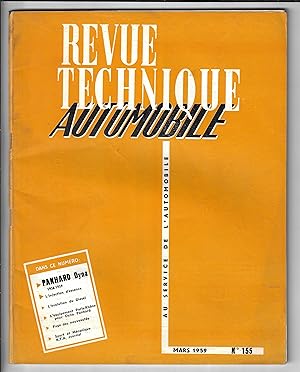Revue technique automobile n°155