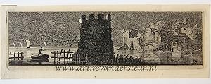 Antique print, etching | Le Pord / De Haven, published 1766, 1 p.