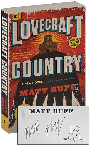LOVECRAFT COUNTRY: A NOVEL - SIGNED WITH AN ORIGINAL DRAWING