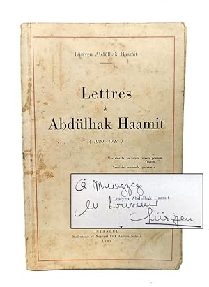Lettres a Abdülhak Haamit, 1920-1927.