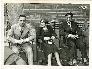 "Maurice RÉMY, Jany HOLT, Marcel PAGNOL" Photo originale PARAMOUNT GP-2770 aux Studios de Joinvil...
