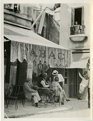 "Fernand CHARPIN pendant le tournage de MARIUS" Photo originale PARAMOUNT 1931