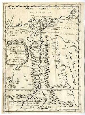 Antique Map-EGYPT-AFRICA-NILE-Nicolas Sanson d'Abbeville-1682