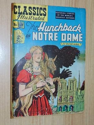 Classics Illustrated #56/18. The Hunchback Of Notre Dame Aust/UK Edition 2 shillings oversticker,...