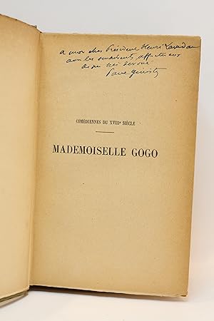 Comédiennes du XVIIIème siècle. Mademoiselle Gogo, mademoiselle Beauménard de la Comédie Français...