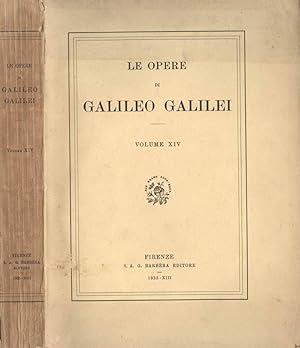 Le opere di Galileo Galilei (vol. XIV)