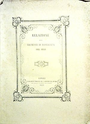 Relazione dei Tremuoti di Basilicata del 1851