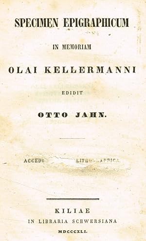 Specimen epigraphicum in memoriam Olai Kellermanni