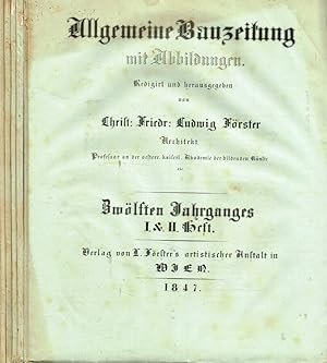 Allgemeine Bauzeitung, 1847 da n.I a XII