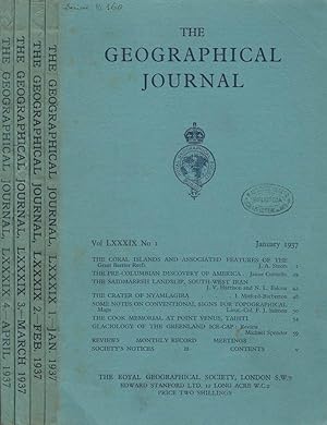 The Geographical Journal Vol. LXXXIX anno 1937 (Gennaio - Aprile)