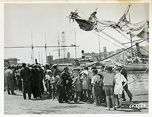 "Zé DIGIOVANNI pendant le tournage de MARIUS" Photo originale PARAMOUNT 1931