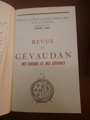 Revue du Gévaudan des Causses & des Cévennes. 2 années complètes, 1966/67.