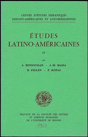 Etudes latino-américaines, IV