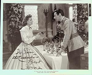 Anna and the King of Siam 8 x 10 Still SIGNED Irene Dunne