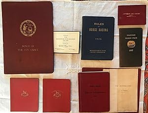 Collection of Nine Horse Horse Racing and Hunting Booklets from the 20s and 30s
