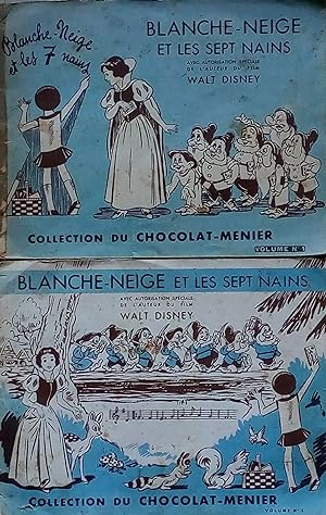 Blanche-Neige et les sept nains: Collection du Chocolat-Menier (2 fascicules)