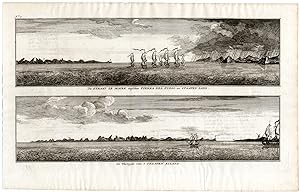 Antique Print-LE MAIRE STRAIT-STATEN ISLAND-ARGENTINA-Anson-1765