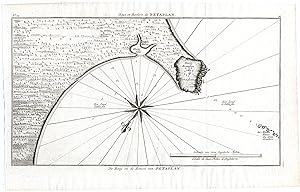 Antique Print-MAP-SEA CHART-PETAPLAN-PANAMA-Anson-1765