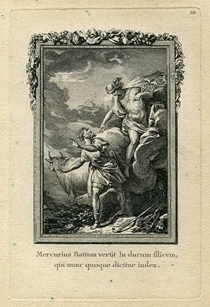 Antique Print-MYTHOLOGY-MERCURIUS-BATTUS-CATTLE-1799