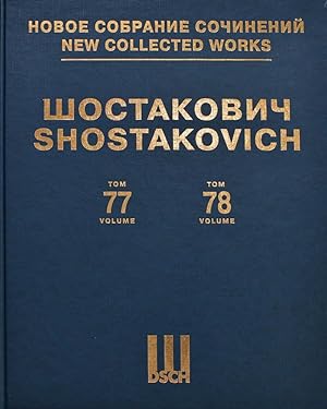 New Collected Works of Dmitri Shostakovich. Vol. 77-78. "Poem of the Motherland". Op. 74. For sol...