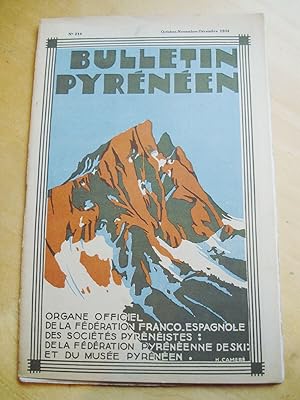Bulletin pyrénéen n°214 Octobre-Novembre-Décembre 1934