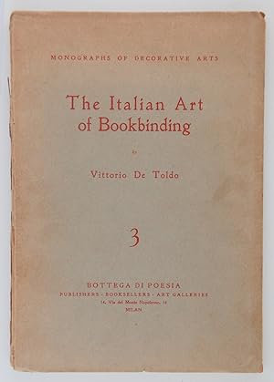 The Italian Art of Bookbinding. XV XVI Centuries