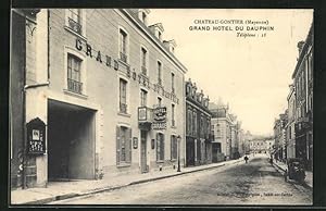 Carte postale Chateau-Gontier, Grand Hôtel du Dauphin