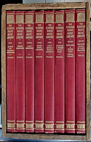 The Scribner Radio Music Library - 8 Volumes - In original wooden case