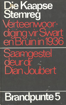 Die Kaapse Stemreg: Verteenwoordiging vir Swart en Bruin in 1936
