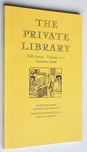 The Private Library Fifth Series Volume 9:2