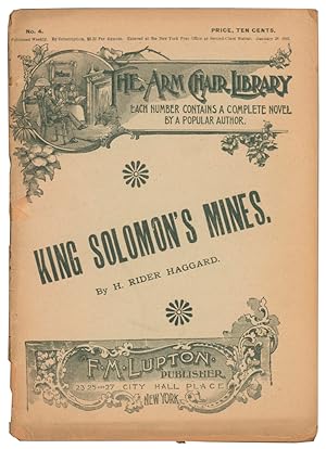 King Solomon's Mines. The Arm Chair Library No. 4