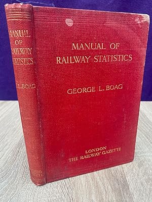 Manual Of Railway Statistics
