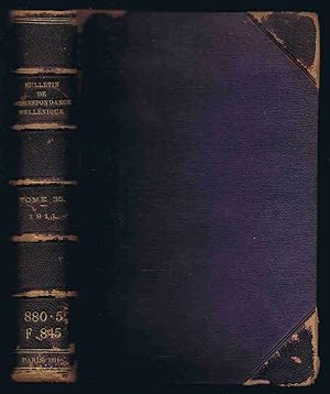 Bulletin De Correspondance Hellenique Tome 35 Volume 35 1911