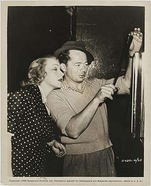 A Foreign Affair (Original photograph of Billy Wilder and Marlene Dietrich on the set of the 1948...