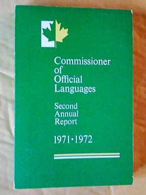 Deuxième rapport annuel 1971-1972 - Second Annual Report 1971-1972