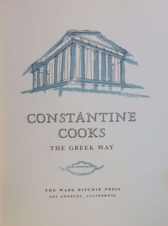 Constantine Cooks the Greek Way