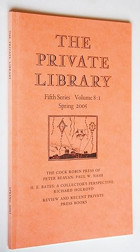 The Private Library Fifth Series Volume 8:1