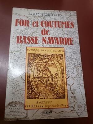 For & coutumes de Basse Navarre