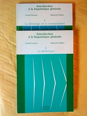 Introduction à la linguistique générale, 6 tomes