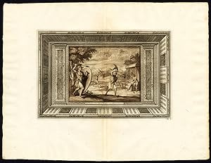 Rare Antique Print-AFRICA-NATIVES-CANNIBALS-ANZIQUE-BATEKE-CONGO-Van der Aa-1725