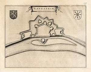 Antique Map-RAVENSTEIN-NETHERLANDS-Blaeu-1649
