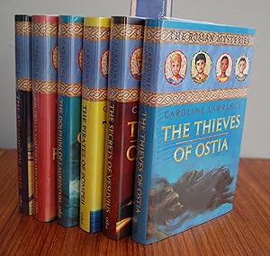 The Roman Mysteries: SET OF THE FIRST 6 BOOKS IN THE SERIES. ALL SIGNED & LINED. Including The Th...