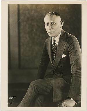 Original portrait photograph of Erich von Stroheim, circa 1922