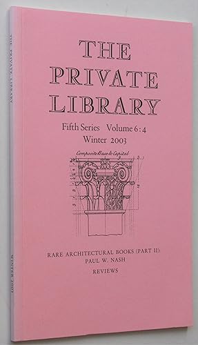 The Private Library Fifth Series Volume 6:4