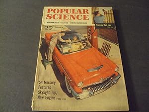 Popular Science Jan 1954 Plastering, 1954 Mercury Skylight