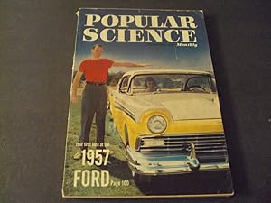 Popular Science Oct 1956 First Look at 1957 Ford's